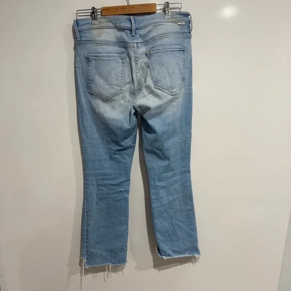 Mother Denim The Insider Crop Step Fray Jean in Limited Edition